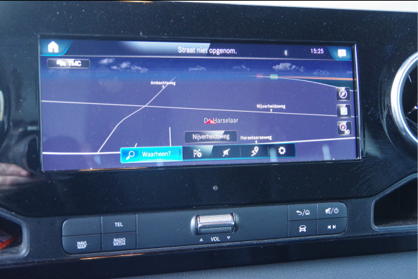 Mercedes-Benz Sprinter 519 3.0 CDI V6 N1 BAKWAGEN DUBBELLUCHT, AUT. LED, 3.5T TREKHAAK, LEDER, GEVEERDE STOEL, ADAPT. CRUISE, TREKHAAK, MBUX 10'', NAVI