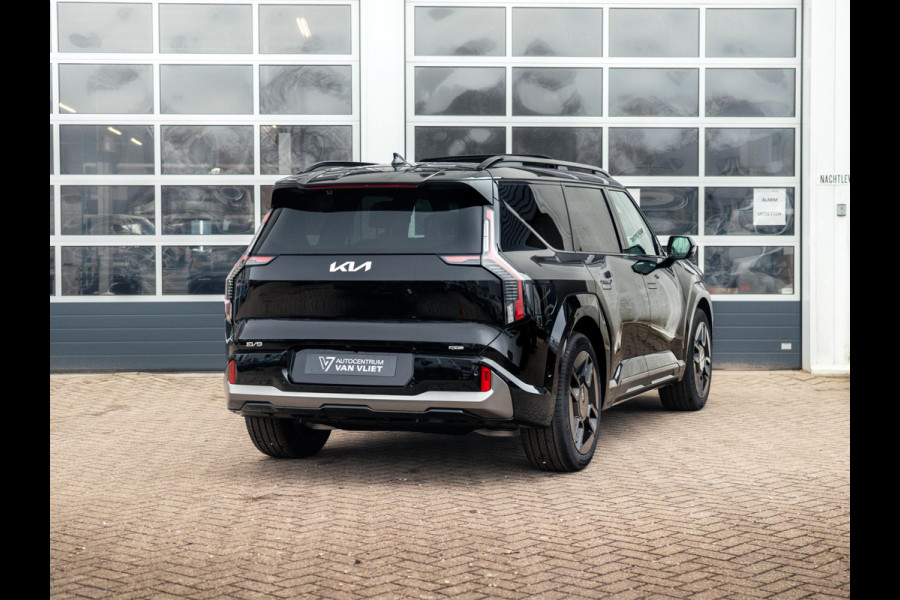 Kia EV9 GT-Line AWD 99.8 kWh | Levering uit voorraad | 7-Pers. | 21" | Head-Up | Stoel-/Stuurverwarming | Premium Audio | Schuif-/kanteldak | Adapt. Cruise | Navi