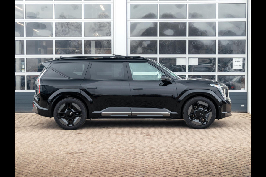 Kia EV9 GT-Line AWD 99.8 kWh | Levering uit voorraad | 7-Pers. | 21" | Head-Up | Stoel-/Stuurverwarming | Premium Audio | Schuif-/kanteldak | Adapt. Cruise | Navi