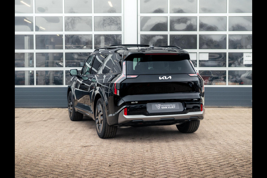 Kia EV9 GT-Line AWD 99.8 kWh | Levering uit voorraad | 7-Pers. | 21" | Head-Up | Stoel-/Stuurverwarming | Premium Audio | Schuif-/kanteldak | Adapt. Cruise | Navi