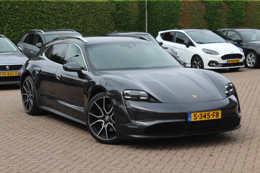 Porsche Taycan Sport Turismo 93 kWh / SoH 90,8% / Panoramadak / Camera / Adaptieve stoelen / Luchtvering / 21'' / Bose / Keyless / Sportchrono / Stoelverwarming / DAB / ACC