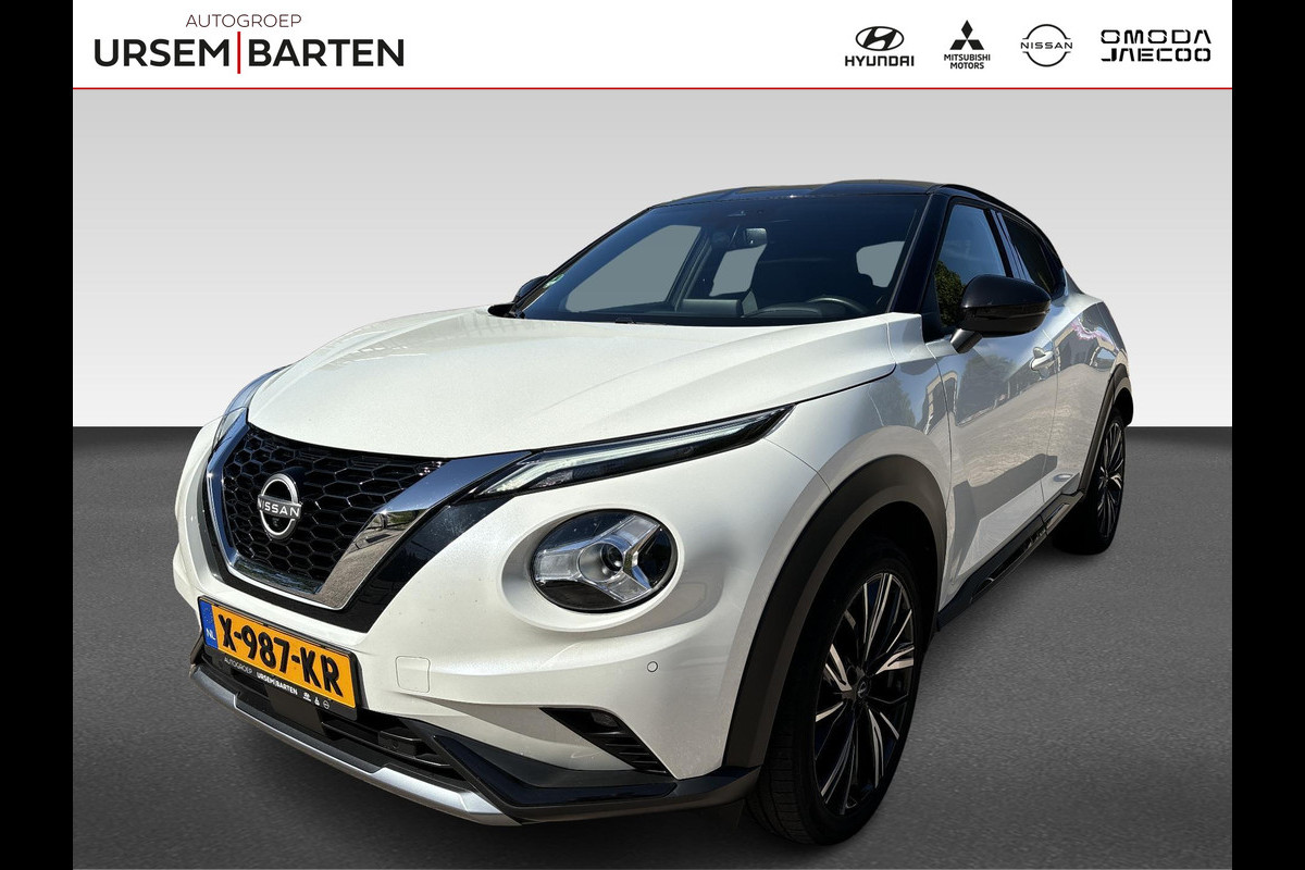Nissan Juke 1.0 DIG-T N-Design | Half leder stof interieur | 360 graden camera | Navigatie |
