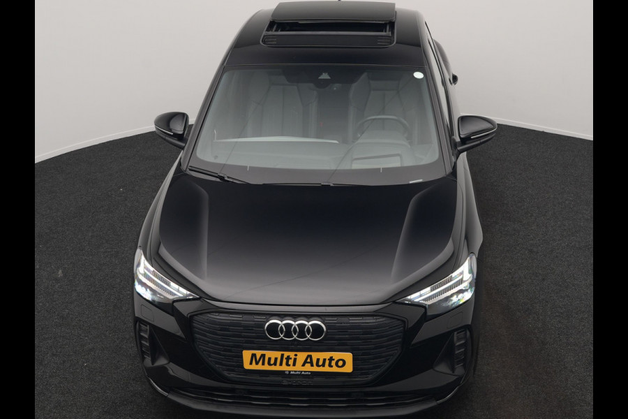 Audi Q4 Sportback e-tron 40 S edition 204pk Dealer O.H. | Panodak | Adaptive Cruise | Lederen Sportstoelen Verwarmd | Head Up | Matrix LED | Camera | Keyless | Sfeerverlichting | Apple Carplay | S Line Interieur |