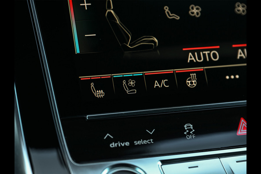 Audi Q8 60 TFSI e quattro Pro Line S 490pk Competition | Nardo Grey Exclusive | B&O Sound | Panoramadak | Soft-Close | Ambiance Interieur | S-Seats | 360 Camera | Adaptive Cruise | Trekhaak