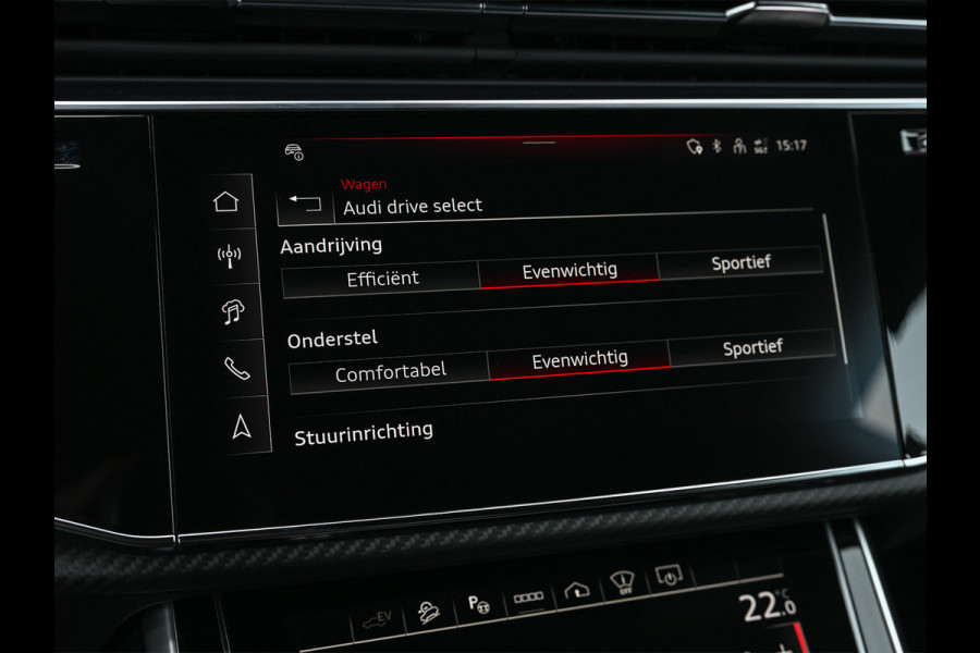 Audi Q8 60 TFSI e quattro | Audi Exclusive | B&O Advanced | S-seats met massage | Soft close | Adaptive cruise | Carbon inleg | Ambiance interieur | 360 camera | Verwarmbaar stuurwiel | Trekhaak