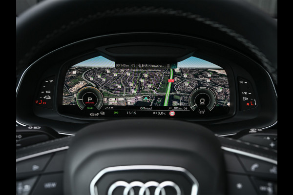Audi Q8 60 TFSI e quattro | Audi Exclusive | B&O Advanced | S-seats met massage | Soft close | Adaptive cruise | Carbon inleg | Ambiance interieur | 360 camera | Verwarmbaar stuurwiel | Trekhaak