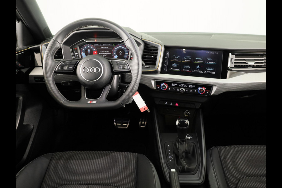Audi A1 Sportback 30 TFSI S edition 116pk S-Tronic | Led koplampen | Stoelverwarming | Ambiant licht pakket | Navigatie via App | Verlengde garantie