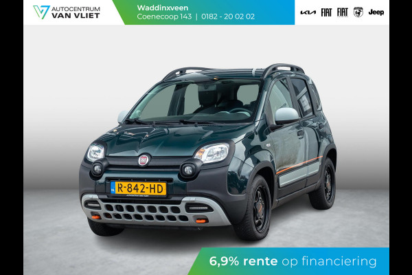 Fiat Panda Hybrid Garmin Cross | Clima | Priv. glass | Dakrails | 5-Persoons | Apple Carplay | Verde Foresta | Pack Garmin