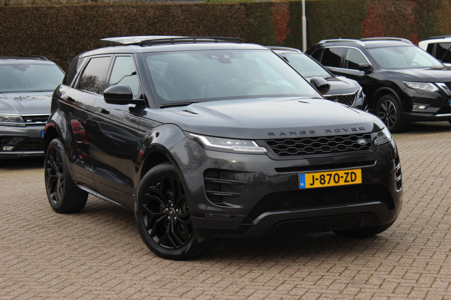 Land Rover Range Rover Evoque 1.5 P300e AWD HSE R-Dynamic NL. Auto / Panoramadak / Camera / Luxe Leder / Meridian / Keyless / 20'' / Navigatie / Stoelverwarming / Dodehoek / DAB / ACC