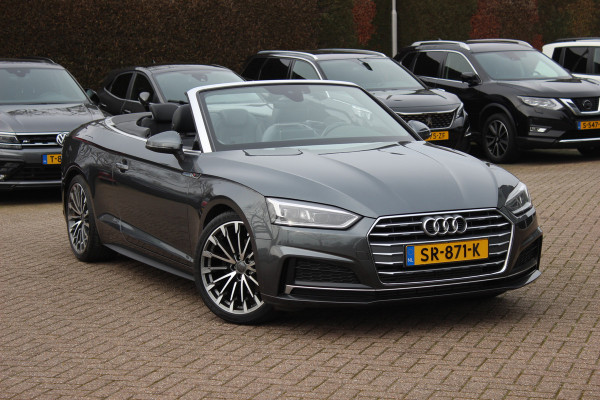 Audi A5 Cabriolet 2.0 TFSI Launch Edition / Trekhaak / Leder / Nekverwarming / Navigatie / Parkeerhulp V+A / 19'' / Windscherm / Stoelverwarming / Cruise Control