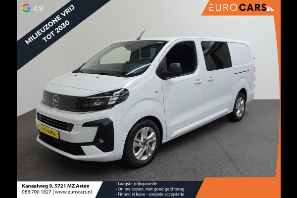 Opel Vivaro 2.0 Diesel 180 S&S L3 Automaat Dubbele Cabine 2 schuifdeuren Android Auto/Apple CarPlay Navigatie Keyless Entry&Start Climate Control Camera Cruise Control Houten afwerking laadruimte Trekhaak lichtmetalen velgen
