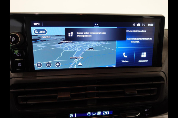 Opel Vivaro 2.0 Diesel 180 S&S L3 Automaat Dubbele Cabine 2 schuifdeuren Android Auto/Apple CarPlay Navigatie Keyless Entry&Start Climate Control Camera Cruise Control Houten afwerking laadruimte Trekhaak lichtmetalen velgen