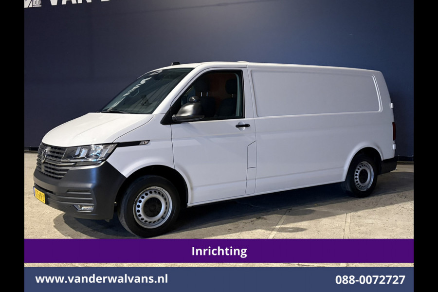 Volkswagen Transporter 2.0 TDI L2H1 Inrichting Euro6 Airco | Omvormer | Camera | Apple Carplay | Trekhaak | Cruisecontrol Android Auto, Parkeersensoren