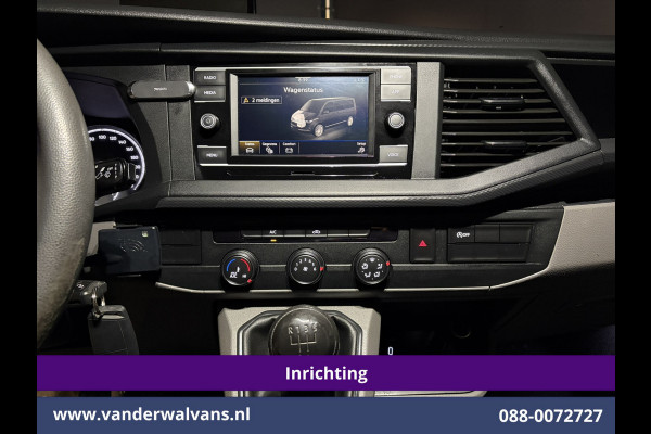 Volkswagen Transporter 2.0 TDI L2H1 Inrichting Euro6 Airco | Omvormer | Camera | Apple Carplay | Trekhaak | Cruisecontrol Android Auto, Parkeersensoren