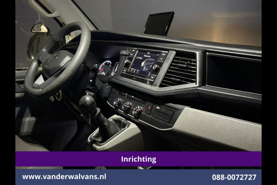 Volkswagen Transporter 2.0 TDI L2H1 Inrichting Euro6 Airco | Omvormer | Camera | Apple Carplay | Trekhaak | Cruisecontrol Android Auto, Parkeersensoren