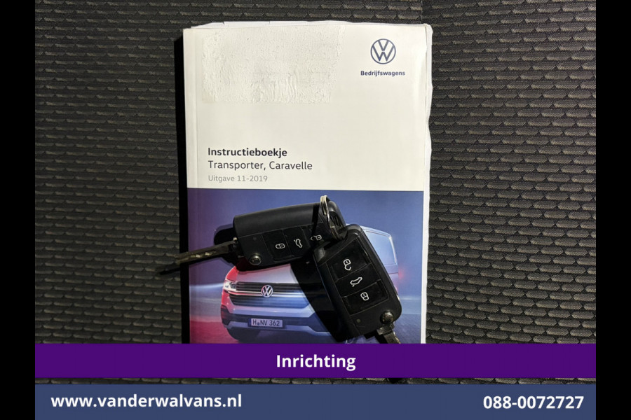 Volkswagen Transporter 2.0 TDI L2H1 Inrichting Euro6 Airco | Omvormer | Camera | Apple Carplay | Trekhaak | Cruisecontrol Android Auto, Parkeersensoren