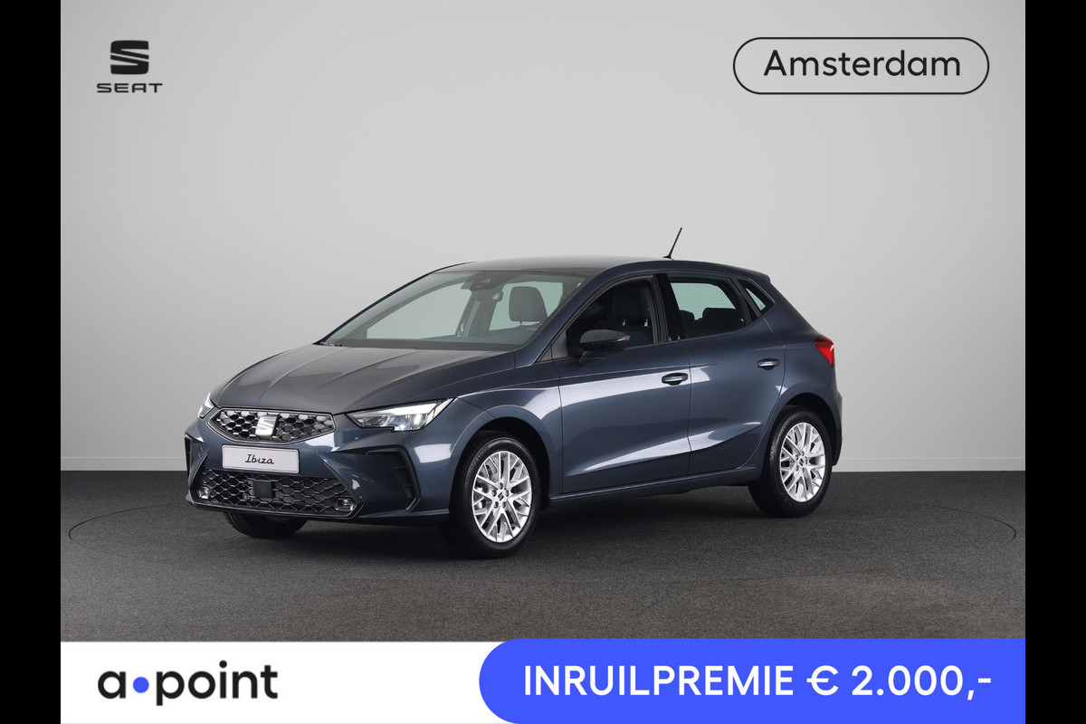 Seat Ibiza SEAT Ibiza Style plus 1.0 EcoTSI 95 pk Magnetic Tech Metallic | Park Assist | Apple Carplay | Cruise control