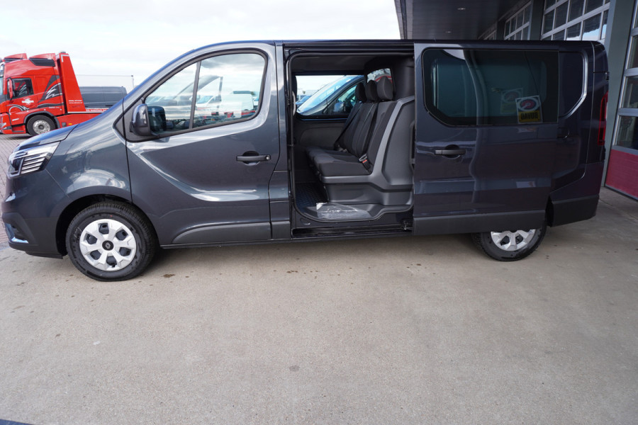 Renault Trafic 2.0 Blue dCi 130PK T29 L2H1 Advance Dubbelcab. schuifdeur L+R nr.V140 | Airco | Cruise | Camera |Trekhaak | Apple CP- Android auto | Betimmering