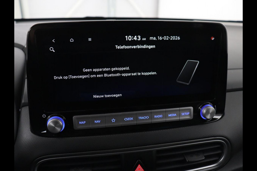 Hyundai Kona EV Limited 64 kWh | SOH 100% | 3 Fase | Stoelventilatie | Head-Up | Adaptive cruise | Camera | Leder | Carplay | Achterbankverwarming | Warmtepomp | Keyless | Full LED | Dodehoek detectie