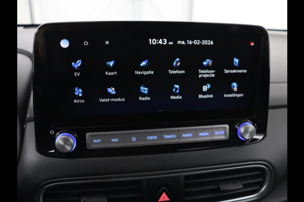 Hyundai Kona EV Limited 64 kWh | SOH 100% | 3 Fase | Stoelventilatie | Head-Up | Adaptive cruise | Camera | Leder | Carplay | Achterbankverwarming | Warmtepomp | Keyless | Full LED | Dodehoek detectie