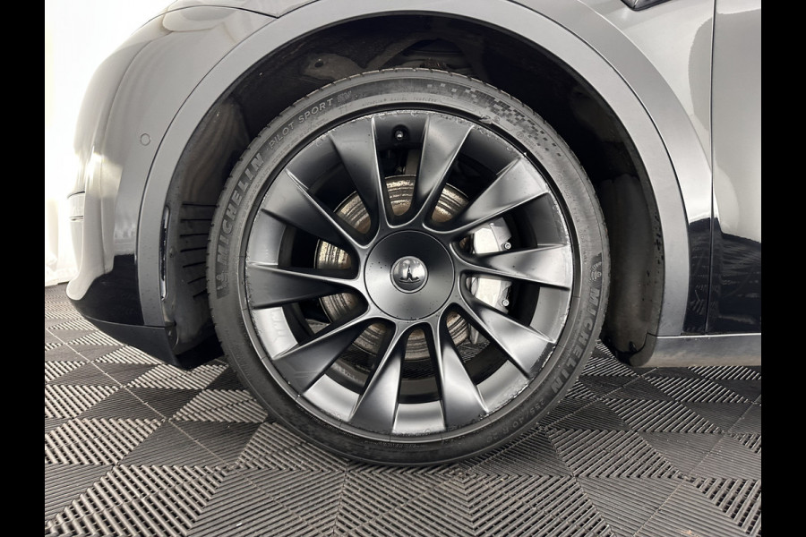 Tesla Model Y Long Range AWD 75 kWh Black-Line [ 3-Fase-11kW ] {SOH-82%} (INCL-BTW) Aut. *PANO | AUTO-PILOT | LEATHER | NAVI-FULLMAP | MATRIX-LED | KEYLESS | CAMERA | DAB+ | HEATED-COMFORTSEATS | PRIVACYGLASS | TOPVIEW | TOWBAR |  20''ALU*