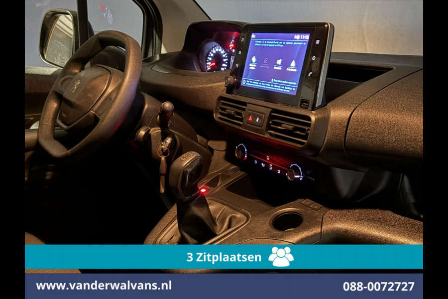 Peugeot Partner 1.5 BlueHDI 102pk L2H1 Euro6 Airco | 3-Zits | Apple Carplay | Camera | Cruisecontrol | Trekhaak Android Auto, Parkeersensoren, Bijrijdersbank