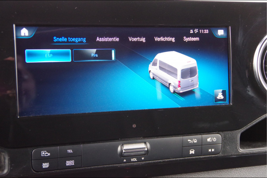 Mercedes-Benz Sprinter 319 3.0 CDI V6 L2H1 AUT. LED, MBUX 10'', 3.5T TREKHAAK, LEDER, 360 CAMERA, ADAPT. CRUISE, CLIMA, NAVI, PARKEERSENSOREN, NL AUTO,