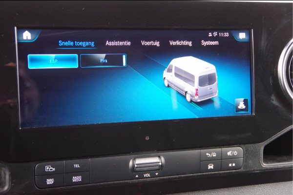 Mercedes-Benz Sprinter 319 3.0 CDI V6 L2H1 AUT. LED, MBUX 10'', 3.5T TREKHAAK, LEDER, 360 CAMERA, ADAPT. CRUISE, CLIMA, NAVI, PARKEERSENSOREN, NL AUTO,