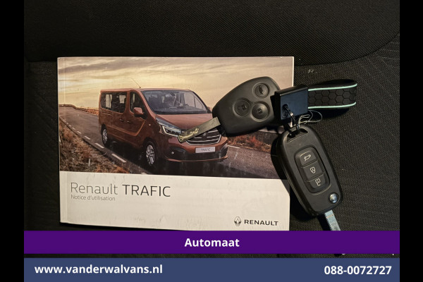 Renault Trafic 2.0 dCi 146pk Automaat L1H1 Euro6 Airco | Navigatie | LED | Cruisecontrol Parkeersensoren, Bijrijdersbank