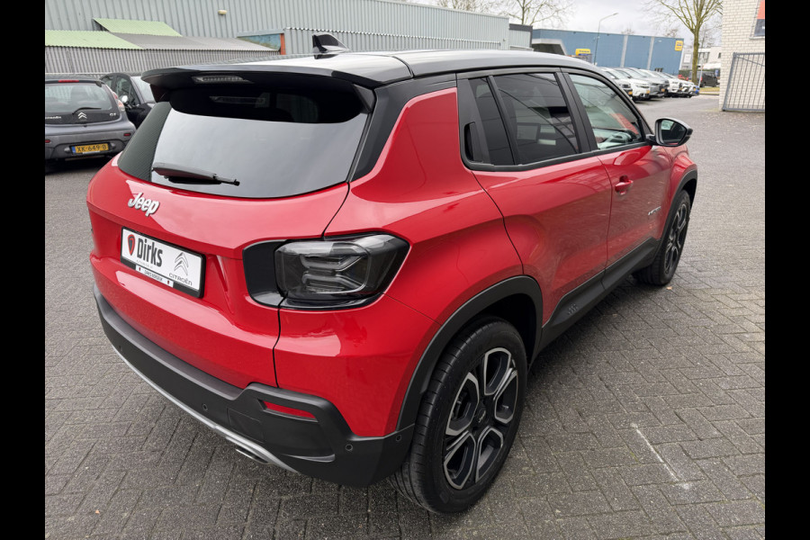 Jeep Avenger 100pk Summit (Elektrisch Schuifdak - JBL - Keyless Entry - Elektrische klep - Leder incl stoelverwarming - LED - Camera - Adapti