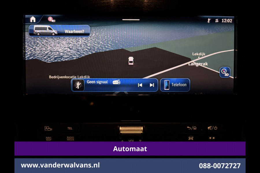 Mercedes-Benz Sprinter 317 CDI 170pk 9G-Tronic Automaat L2H2 Fabrieksgarantie Euro6 Airco | MBUX | Camera | Navigatie LED, Cruisecontrol, Chauffeursstoel, Parkeersensoren, Stoelverwarming, Bijrijdersbank