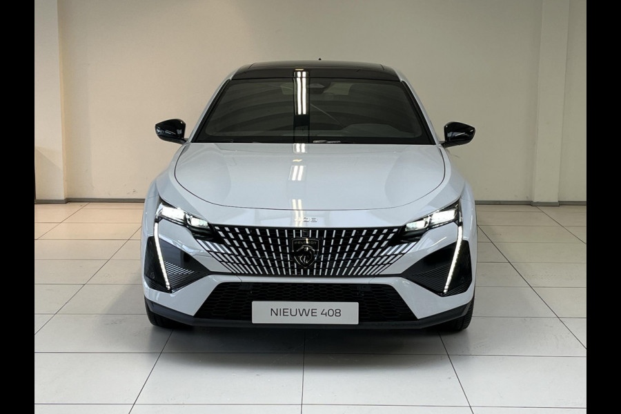 Peugeot 408 1.2 Hybrid 145 e-DCS6 GT Bekleding Alcantara/kunstleder, Panoramisch schuifdak, 360 Vision & Drive Assist Plus Pack, navigatie.