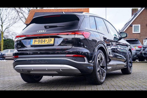 Audi Q4 e-tron 50 quattro Launch edition Advanced Plus 77 kWh | Panorama | BTW | Competition | RS zetels | Memory | HuD | 360 cam