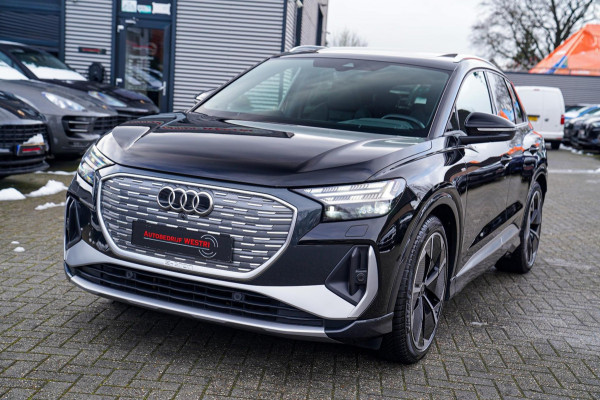 Audi Q4 e-tron 50 quattro Launch edition Advanced Plus 77 kWh | Panorama | BTW | Competition | RS zetels | Memory | HuD | 360 cam