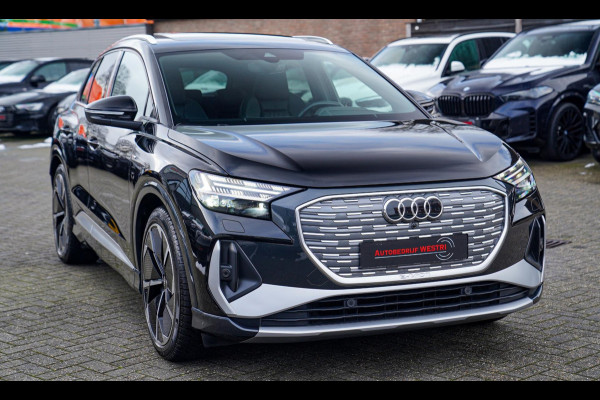 Audi Q4 e-tron 50 quattro Launch edition Advanced Plus 77 kWh | Panorama | BTW | Competition | RS zetels | Memory | HuD | 360 cam