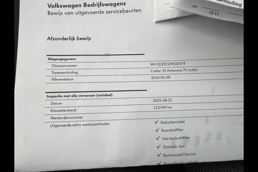 Volkswagen Crafter 35 2.0 TDI L3H3 Sortimo/Nieuwstaat!