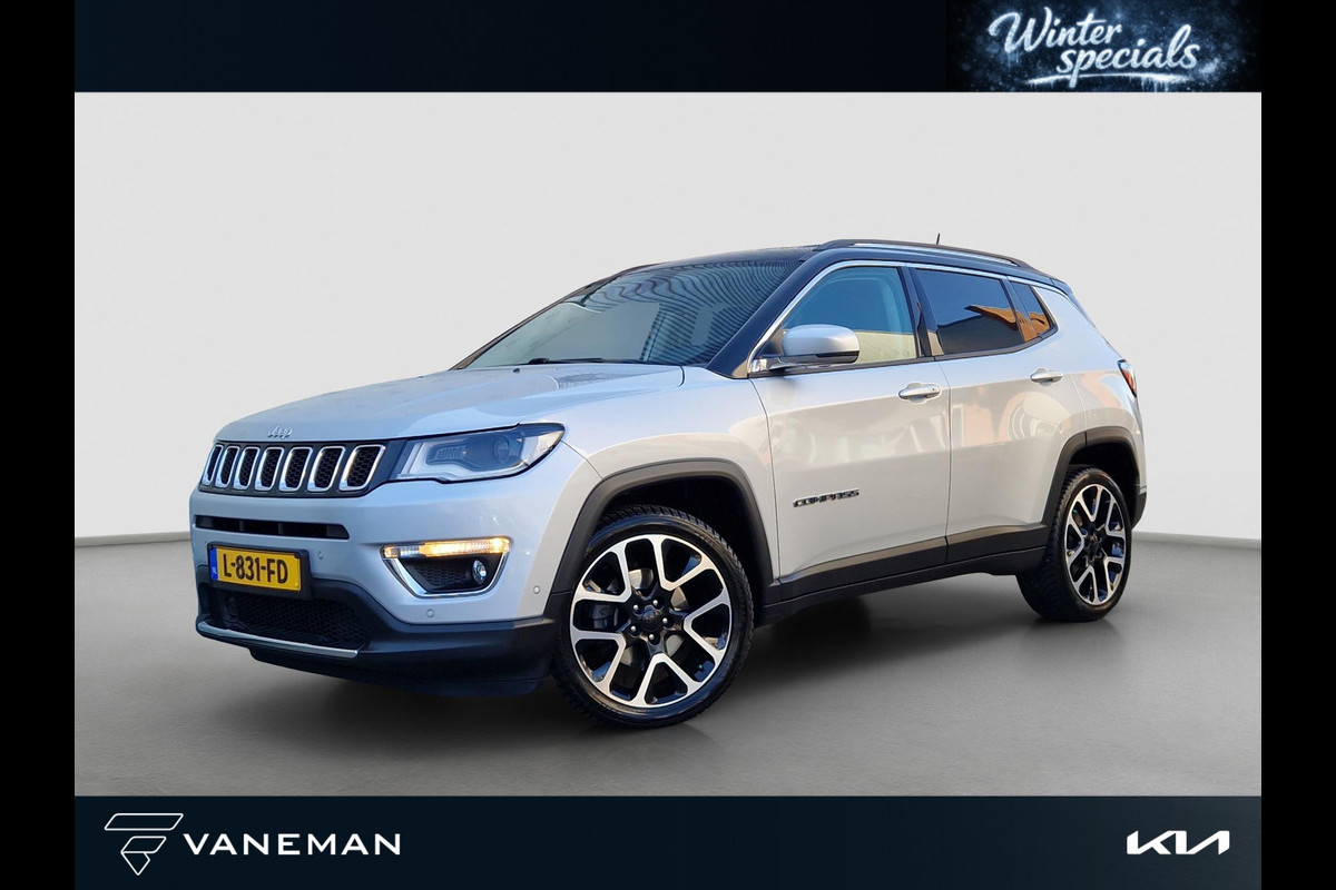 Jeep Compass 1.3T Limited Automaat | Trekhaak | BSD | DAB | Camera | Navi | Clima |