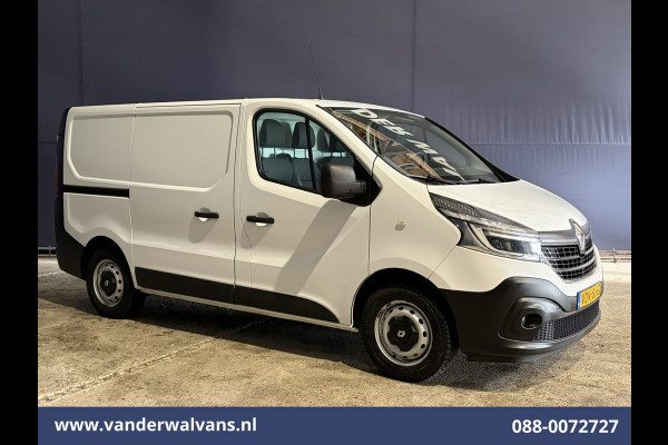 Renault Trafic 2.0 dCi 120pk L1H1 Euro6 Airco | 2x zijdeur | Navigatie | LED | Trekhaak | Cruisecontrol Parkeersensoren, Bijrijdersbank