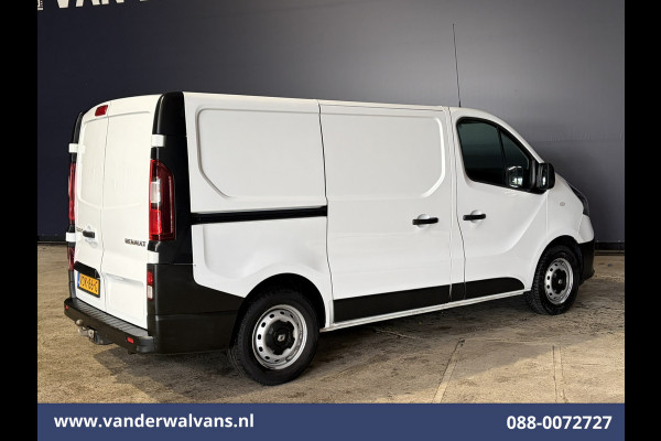 Renault Trafic 2.0 dCi 120pk L1H1 Euro6 Airco | 2x zijdeur | Navigatie | LED | Trekhaak | Cruisecontrol Parkeersensoren, Bijrijdersbank