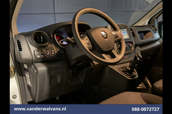 Renault Trafic 2.0 dCi 120pk L1H1 Euro6 Airco | 2x zijdeur | Navigatie | LED | Trekhaak | Cruisecontrol Parkeersensoren, Bijrijdersbank