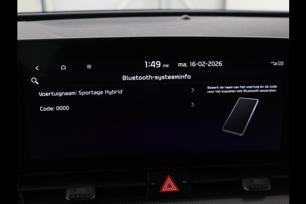 Kia Sportage 1.6 T-GDi Hybrid DynamicLine | Trekhaak | Adaptive cruise | Camera | Carplay | Navigatie | Digital Cockpit | Full LED