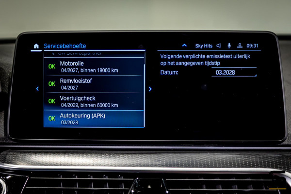 BMW 5 Serie 530e xDrive High Executive|M-sport|Leder|HUD|Cam