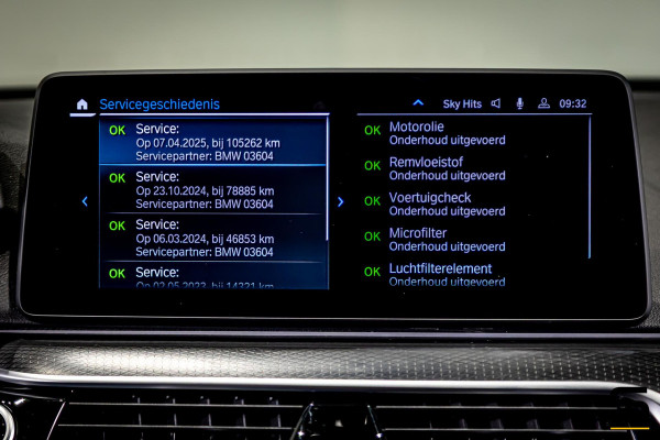 BMW 5 Serie 530e xDrive High Executive|M-sport|Leder|HUD|Cam