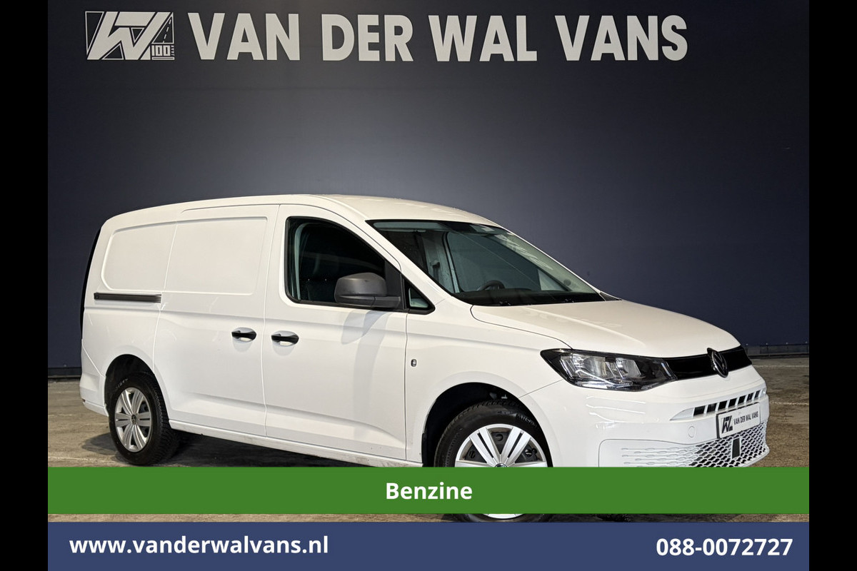 Volkswagen Caddy Cargo Maxi 1.5 TSI 116pk Benzine motor L2H1 Fabrieksgarantie Euro6 Airco | Camera | Apple Carplay Bumper in de kleur, Android Auto, Zijdeur