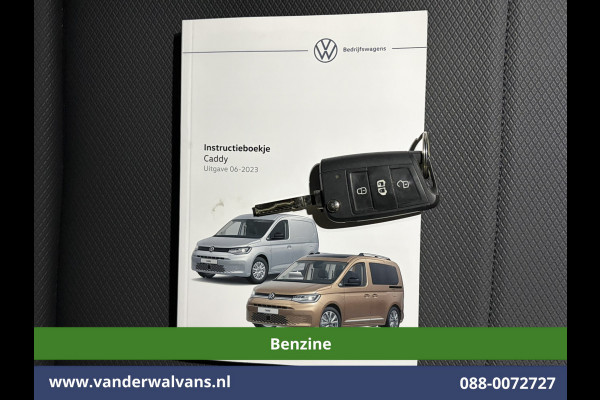 Volkswagen Caddy Cargo Maxi 1.5 TSI 116pk Benzine motor L2H1 Fabrieksgarantie Euro6 Airco | Camera | Apple Carplay Bumper in de kleur, Android Auto, Zijdeur