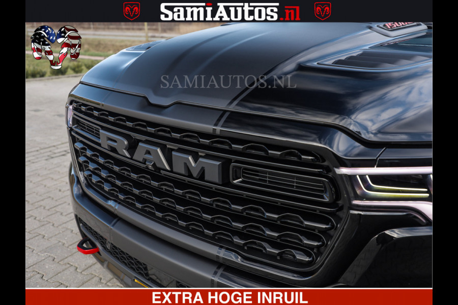 Dodge Ram 1500 Limited Night High Output 540HP 706Nm | Massage + Full Option | De Meest Luxe en Volle Pick-Up in zijn Klasse | Comfortabele Dubbele Cabine met Royale 5 Zitplaatsen | BPM vrij | Nu Leverbaar uit Voorraad | Voorraad Nr 2357 - 5182