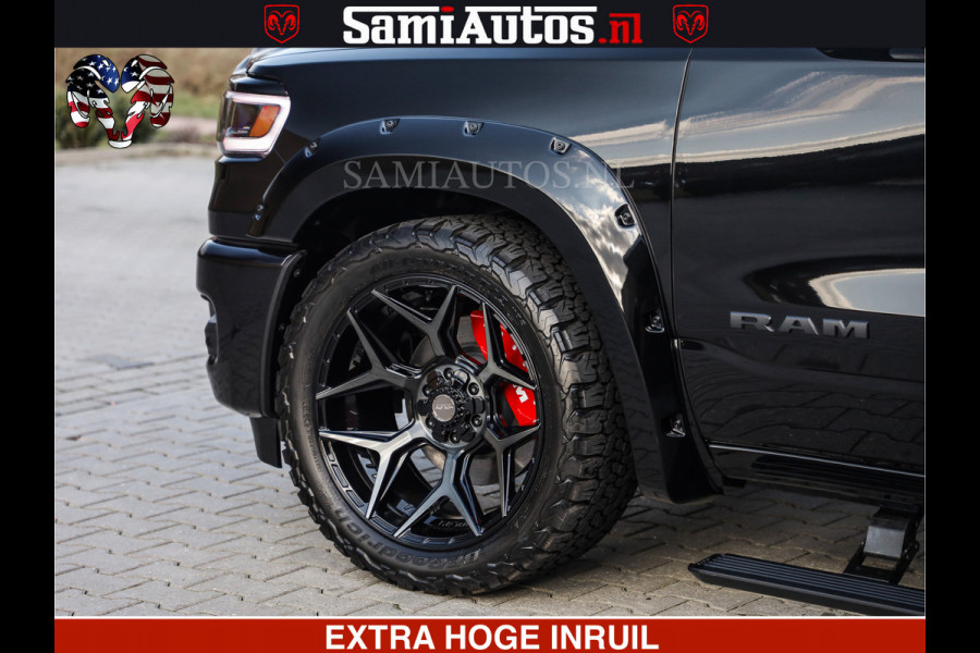 Dodge Ram 1500 Limited Night High Output 540HP 706Nm | Massage + Full Option | De Meest Luxe en Volle Pick-Up in zijn Klasse | Comfortabele Dubbele Cabine met Royale 5 Zitplaatsen | BPM vrij | Nu Leverbaar uit Voorraad | Voorraad Nr 2357 - 5182