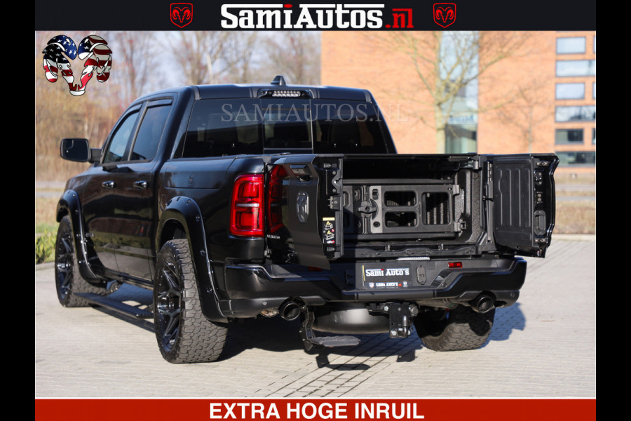 Dodge Ram 1500 Limited Night High Output 540HP 706Nm | Massage + Full Option | De Meest Luxe en Volle Pick-Up in zijn Klasse | Comfortabele Dubbele Cabine met Royale 5 Zitplaatsen | BPM vrij | Nu Leverbaar uit Voorraad | Voorraad Nr 2357 - 5182