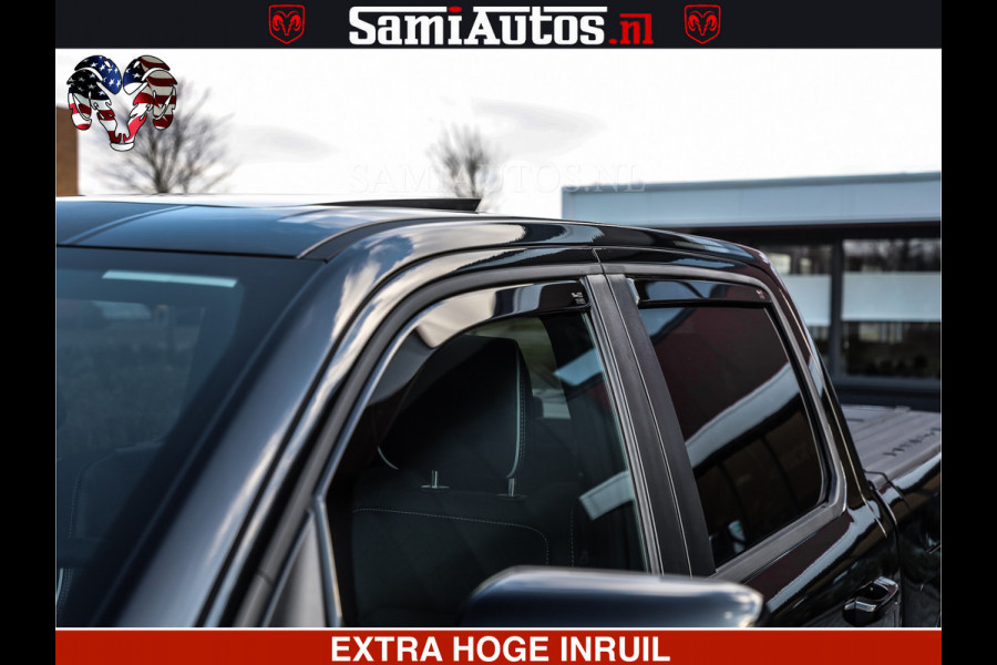 Dodge Ram 1500 Limited Night High Output 540HP 706Nm | Massage + Full Option | De Meest Luxe en Volle Pick-Up in zijn Klasse | Comfortabele Dubbele Cabine met Royale 5 Zitplaatsen | BPM vrij | Nu Leverbaar uit Voorraad | Voorraad Nr 2357 - 5182