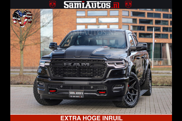 Dodge Ram 1500 Limited Night High Output 540HP 706Nm | Massage + Full Option | De Meest Luxe en Volle Pick-Up in zijn Klasse | Comfortabele Dubbele Cabine met Royale 5 Zitplaatsen | BPM vrij | Nu Leverbaar uit Voorraad | Voorraad Nr 2357 - 5182